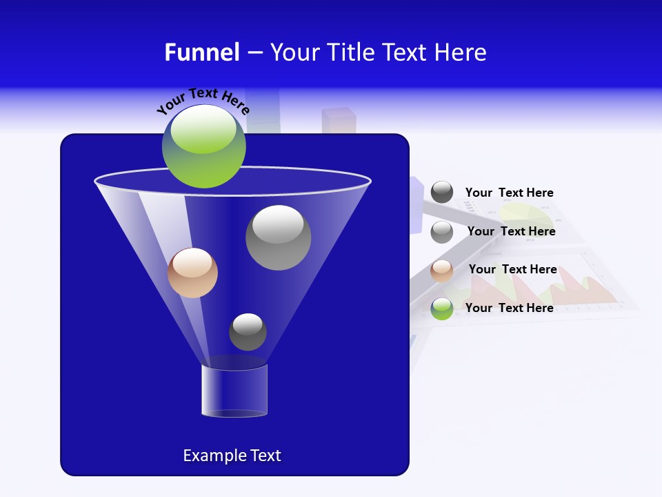 A Tablet With A Colorful Diagram On Top Of It PowerPoint Template