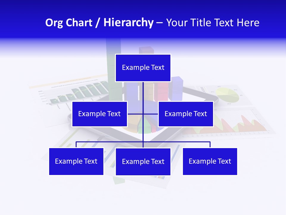 A Tablet With A Colorful Diagram On Top Of It PowerPoint Template