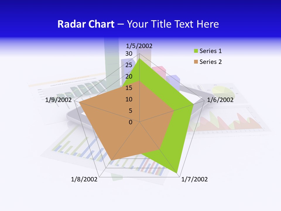 A Tablet With A Colorful Diagram On Top Of It PowerPoint Template