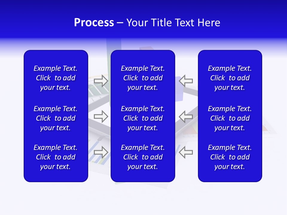 A Tablet With A Colorful Diagram On Top Of It PowerPoint Template