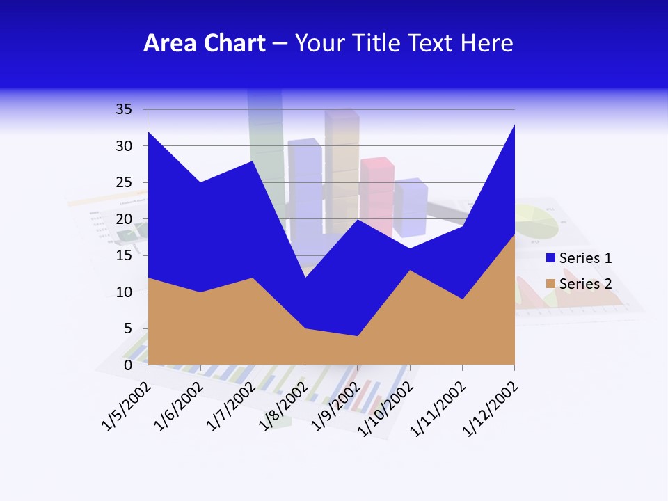 A Tablet With A Colorful Diagram On Top Of It PowerPoint Template