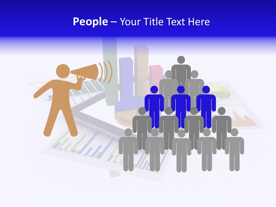 A Tablet With A Colorful Diagram On Top Of It PowerPoint Template