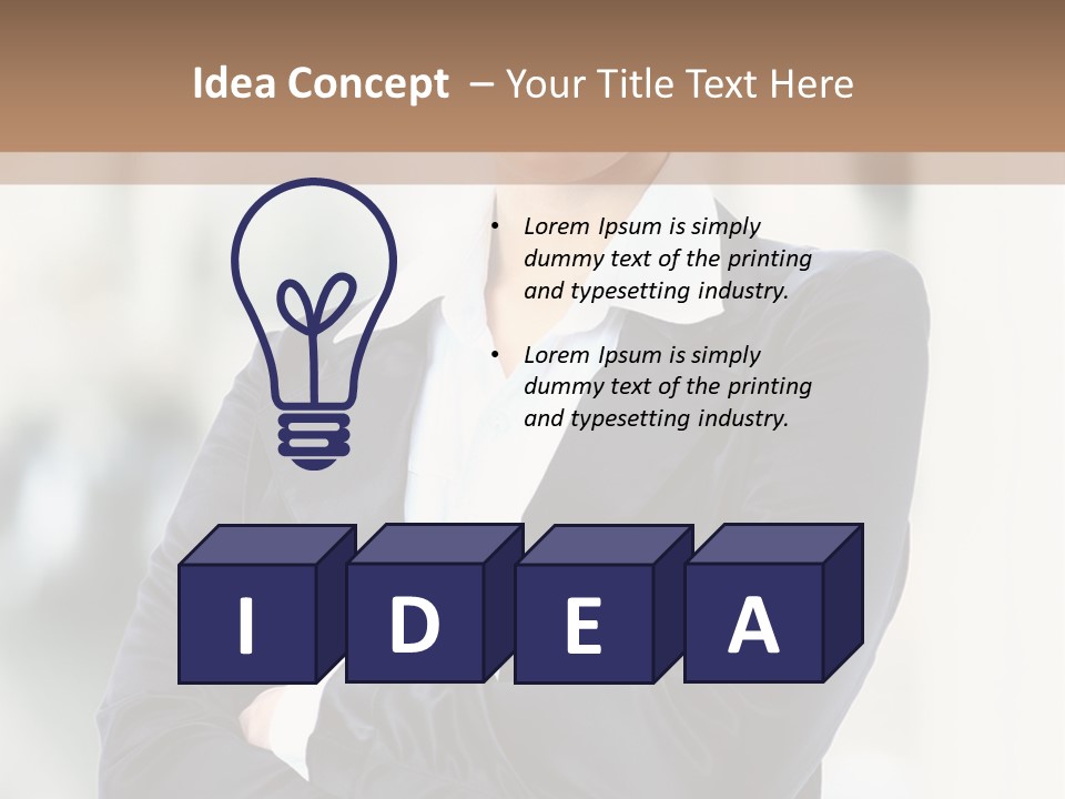 Light Worker Life PowerPoint Template