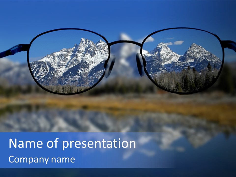 Eyesight Scenic Focus PowerPoint Template