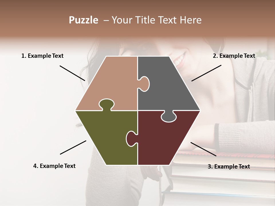 Sister Beautiful Jacket PowerPoint Template