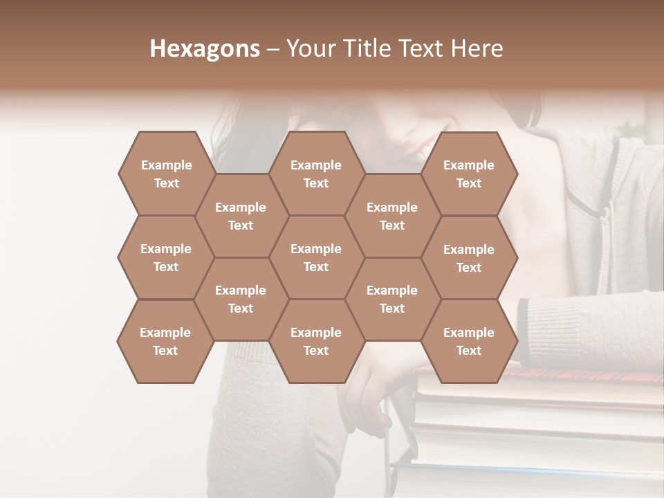 Sister Beautiful Jacket PowerPoint Template