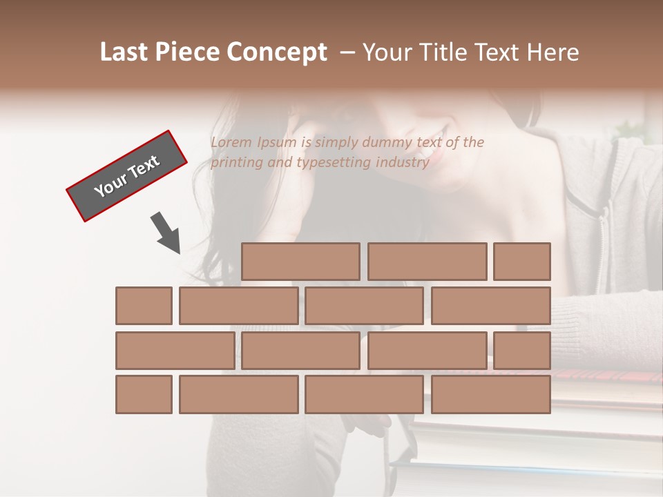 Sister Beautiful Jacket PowerPoint Template