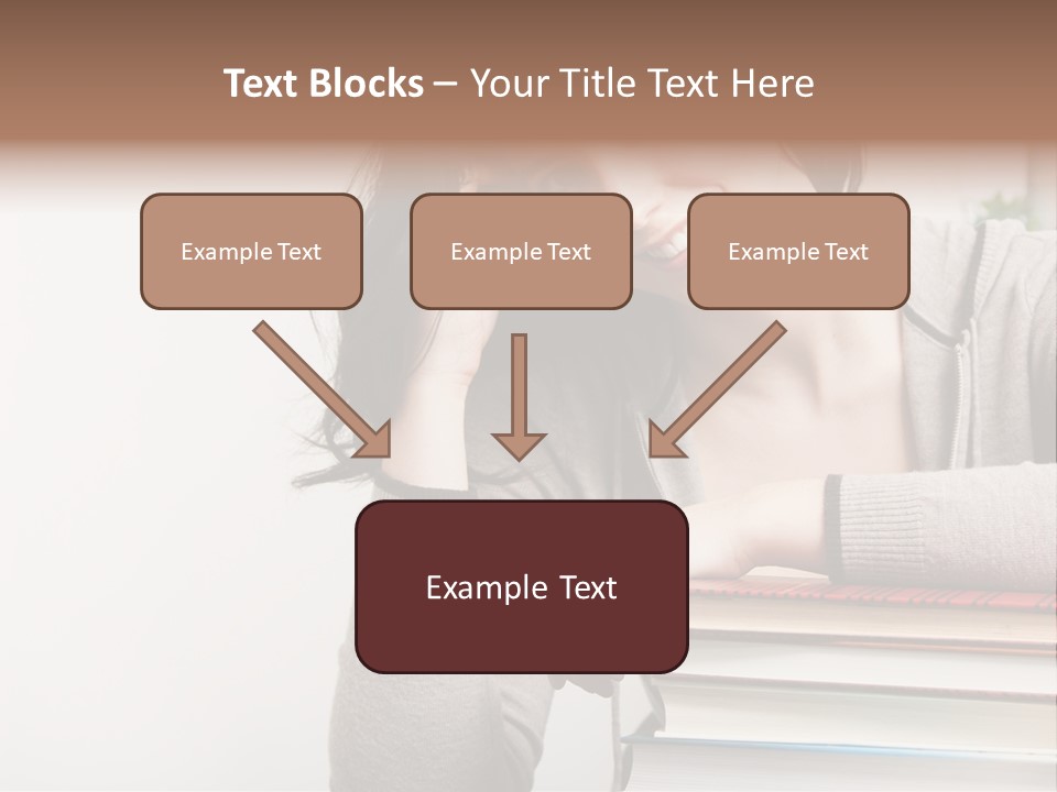 Sister Beautiful Jacket PowerPoint Template