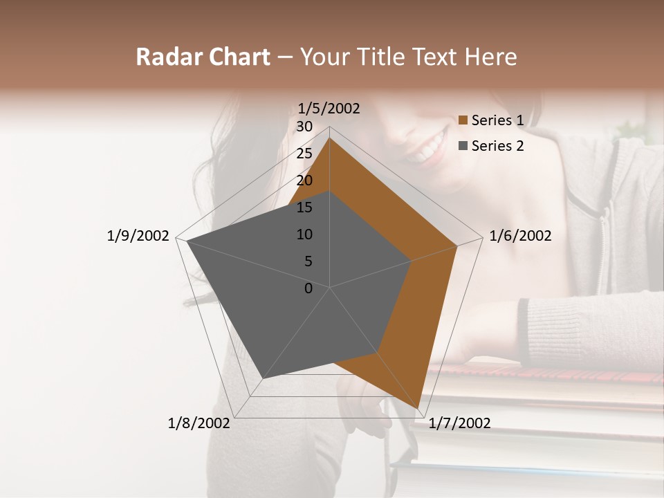 Sister Beautiful Jacket PowerPoint Template