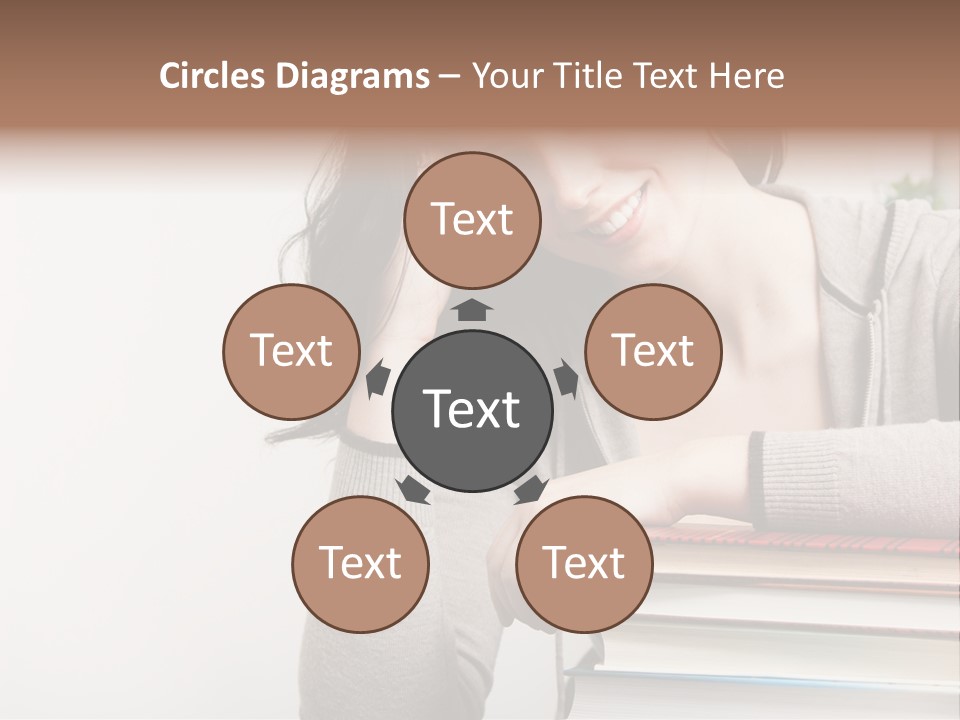 Sister Beautiful Jacket PowerPoint Template