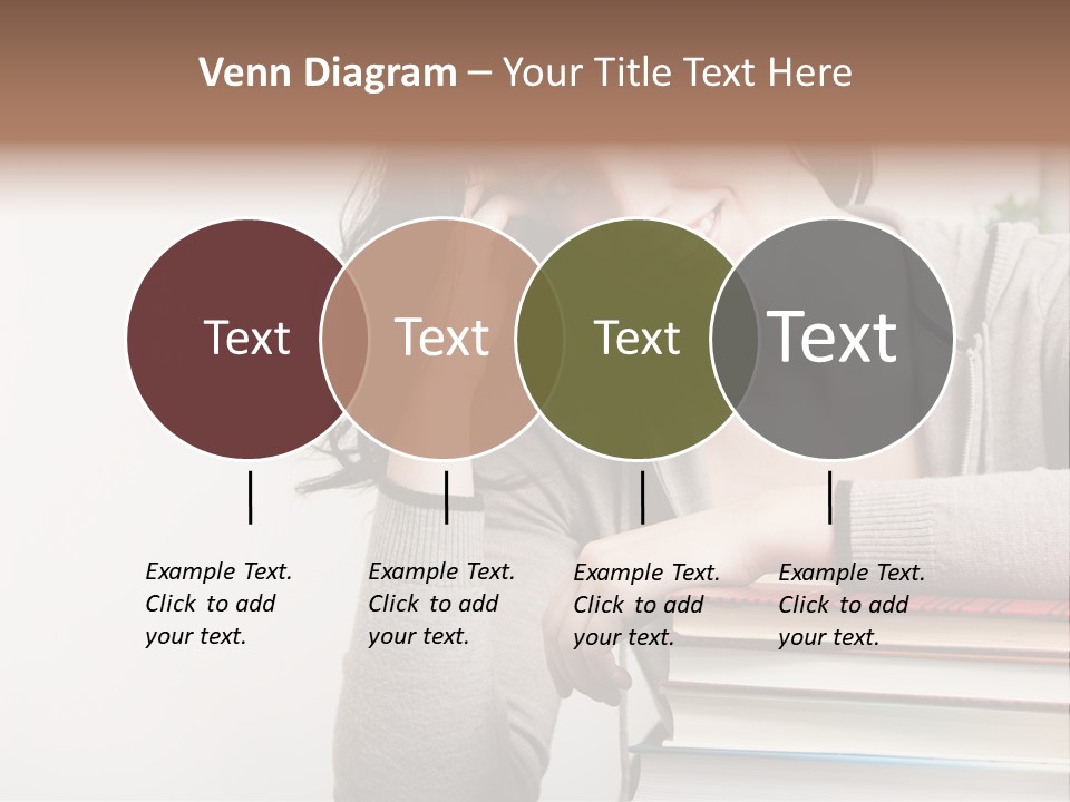 Sister Beautiful Jacket PowerPoint Template