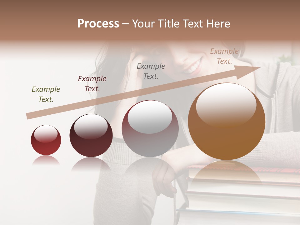 Sister Beautiful Jacket PowerPoint Template