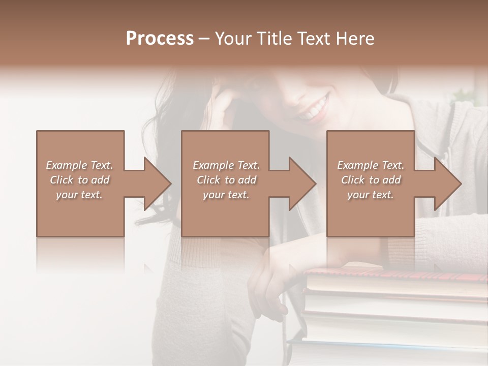 Sister Beautiful Jacket PowerPoint Template