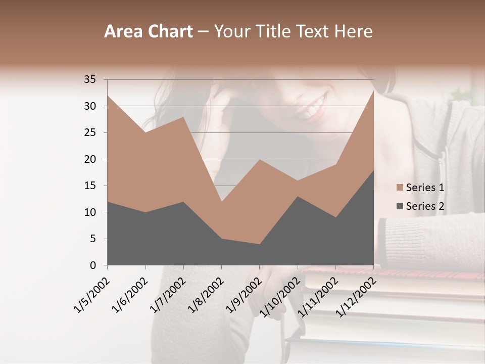 Sister Beautiful Jacket PowerPoint Template