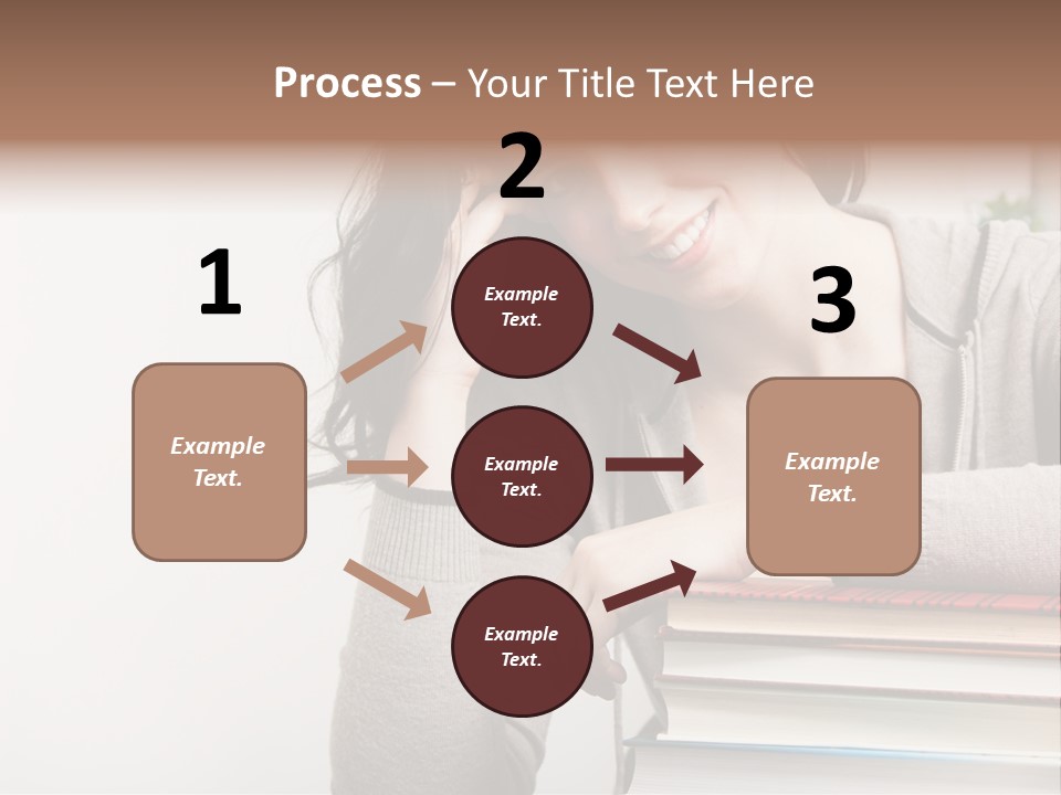 Sister Beautiful Jacket PowerPoint Template