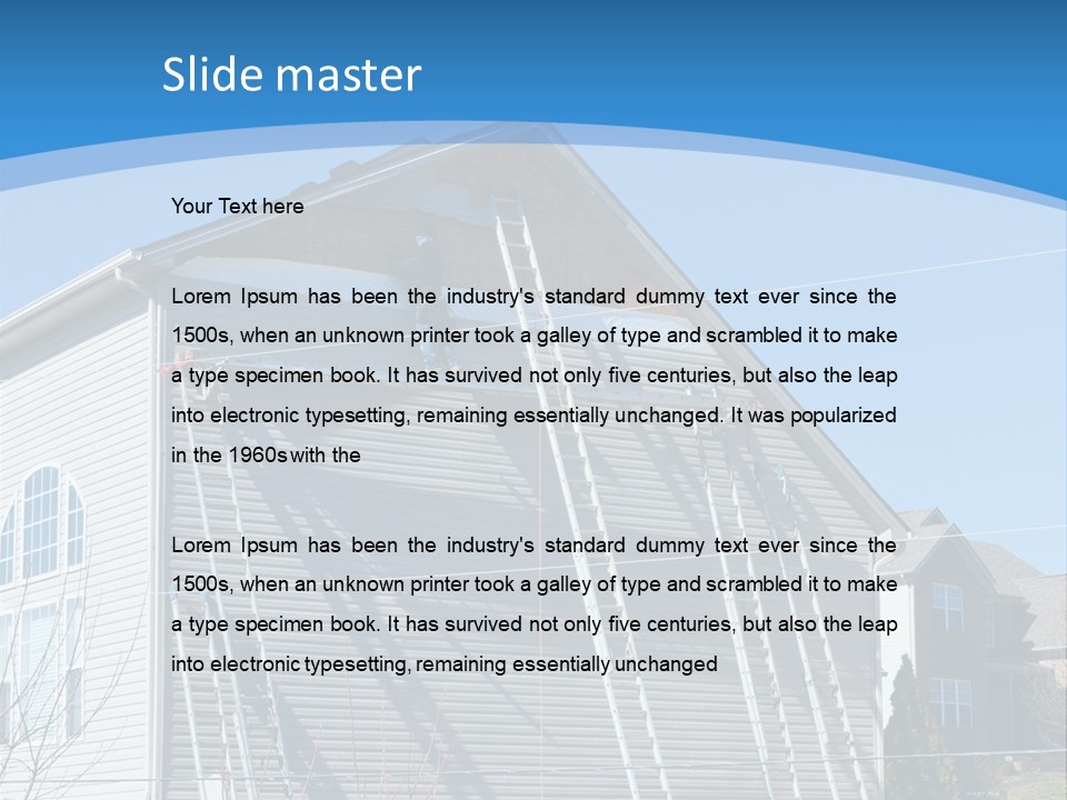 Construction Work Connect PowerPoint Template