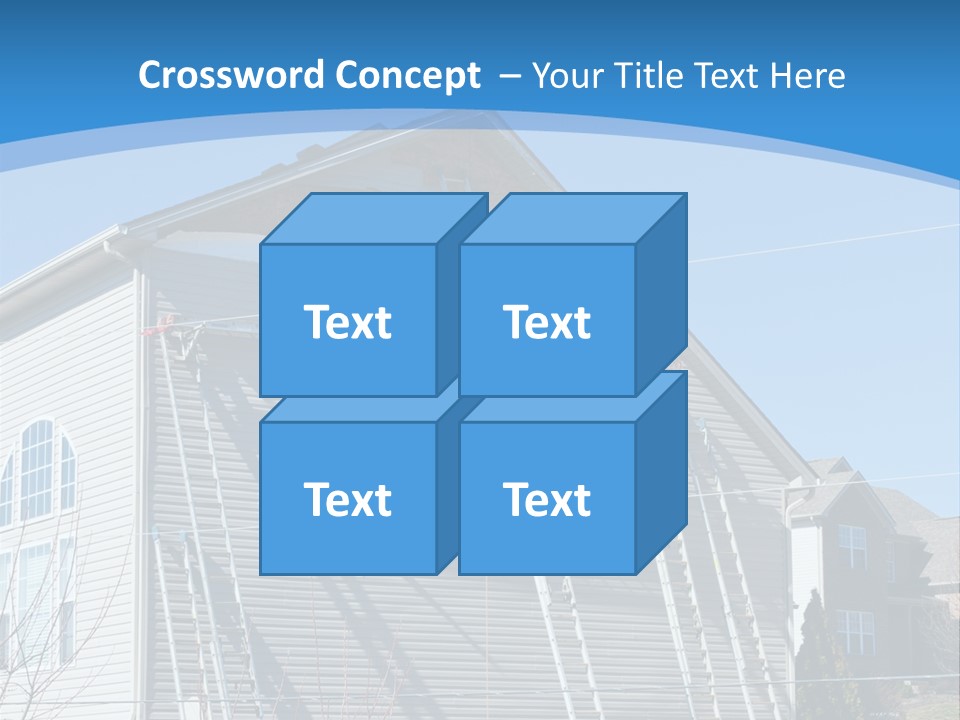 Construction Work Connect PowerPoint Template
