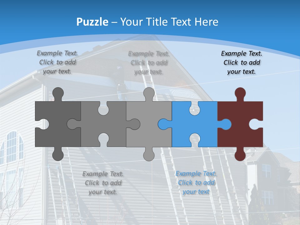 Construction Work Connect PowerPoint Template