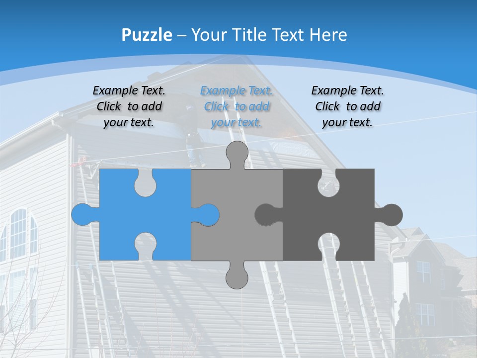 Construction Work Connect PowerPoint Template