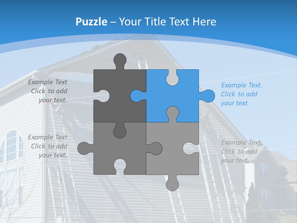 Construction Work Connect PowerPoint Template