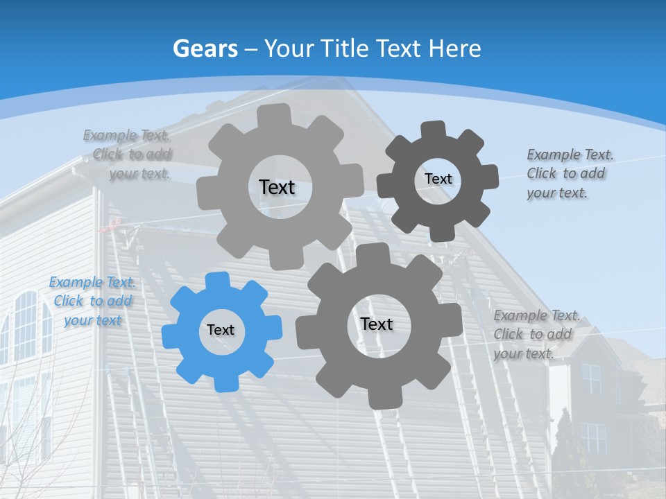 Construction Work Connect PowerPoint Template