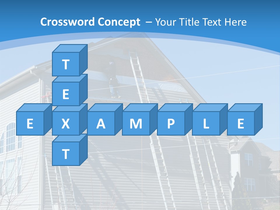 Construction Work Connect PowerPoint Template