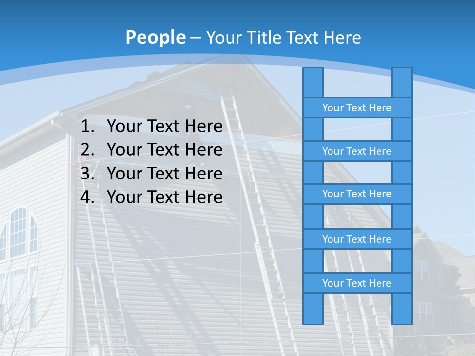 Construction Work Connect PowerPoint Template