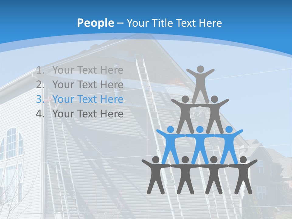 Construction Work Connect PowerPoint Template