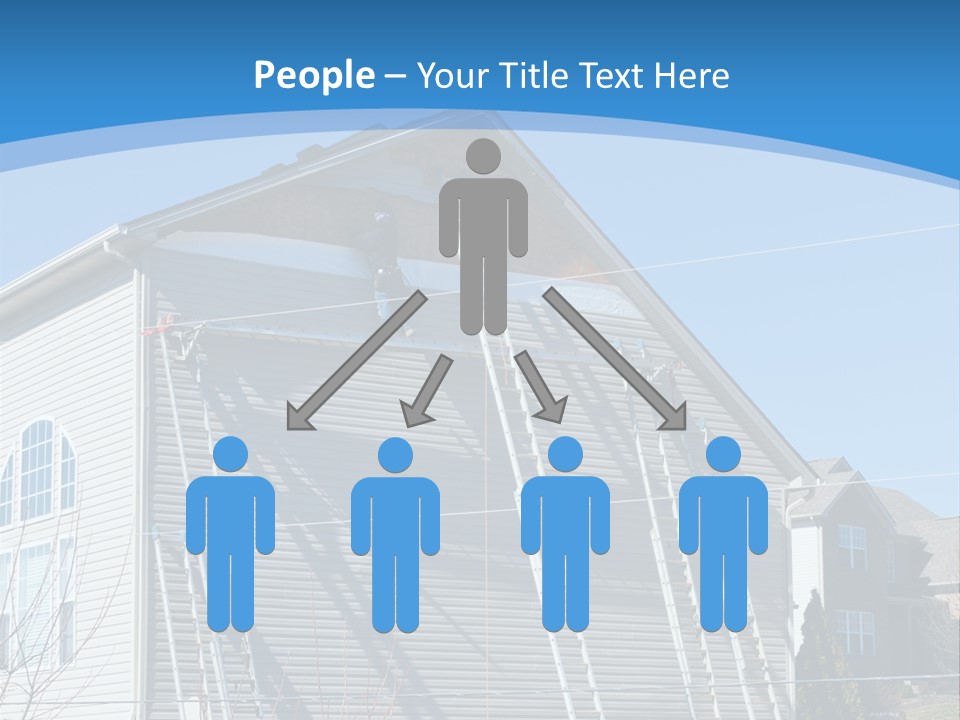 Construction Work Connect PowerPoint Template