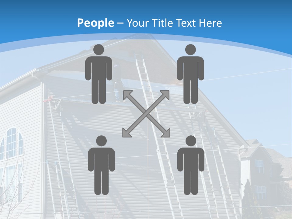 Construction Work Connect PowerPoint Template