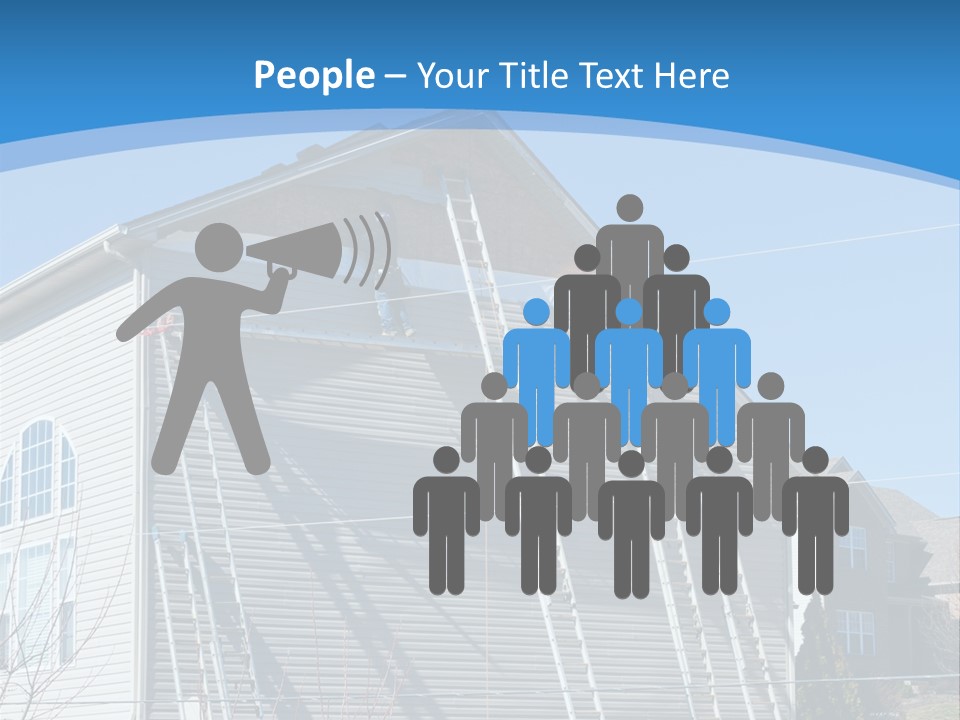 Construction Work Connect PowerPoint Template