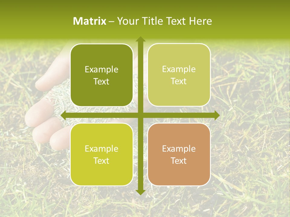 Maintenance Hand Seeding PowerPoint Template