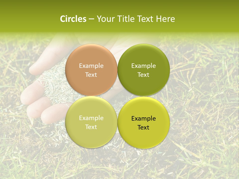 Maintenance Hand Seeding PowerPoint Template