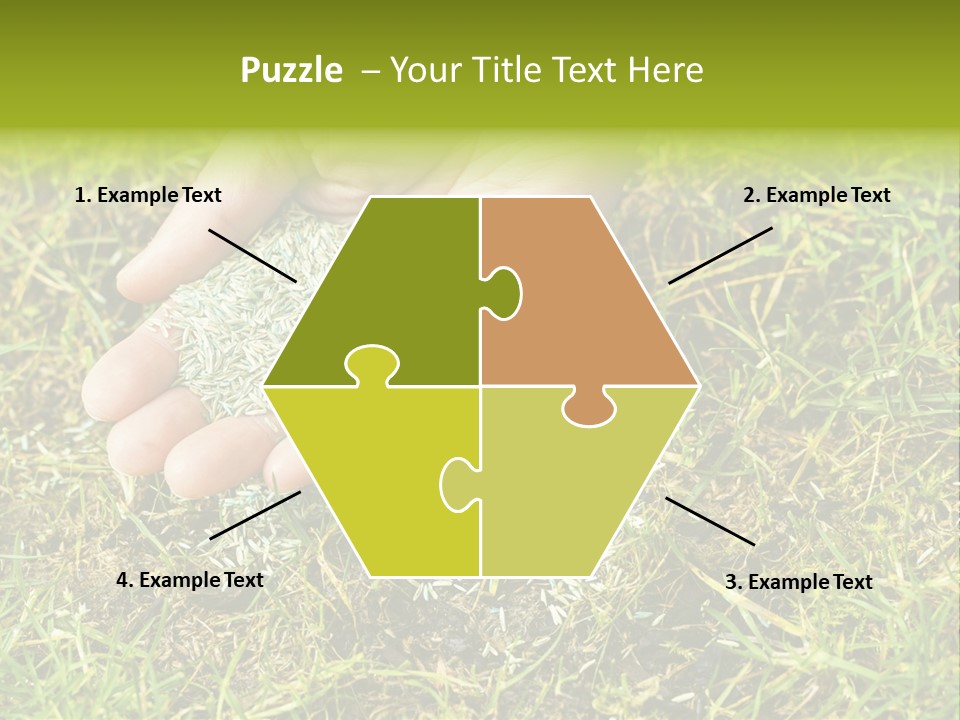 Maintenance Hand Seeding PowerPoint Template