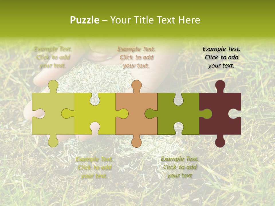 Maintenance Hand Seeding PowerPoint Template