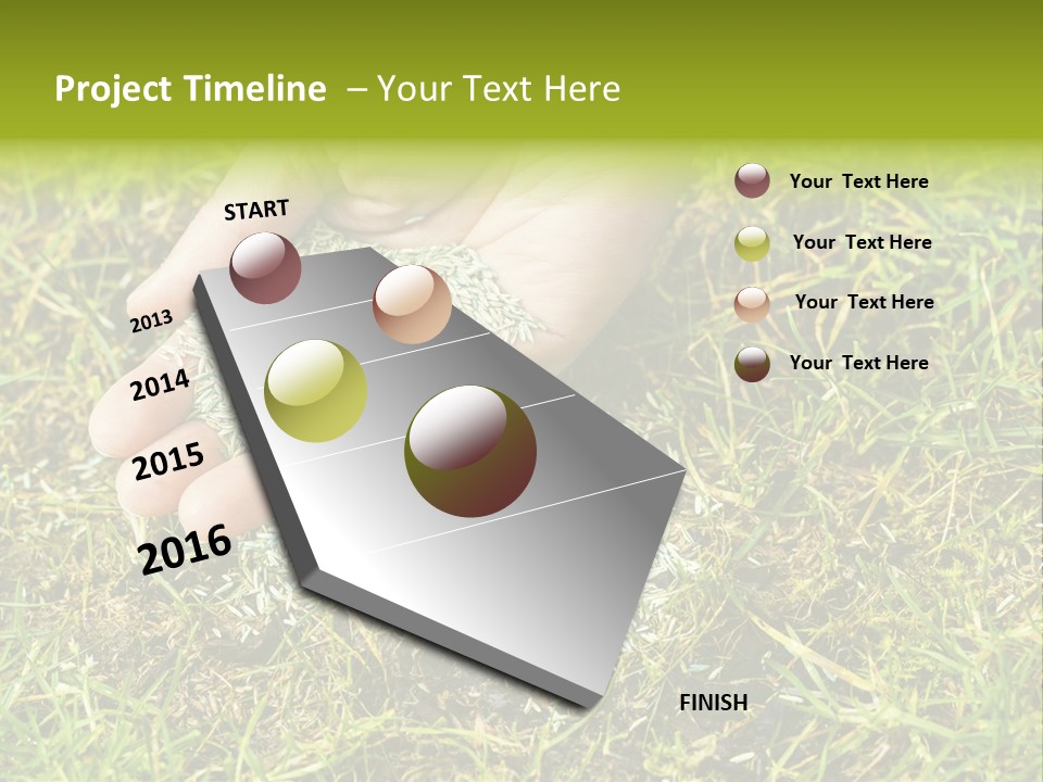 Maintenance Hand Seeding PowerPoint Template