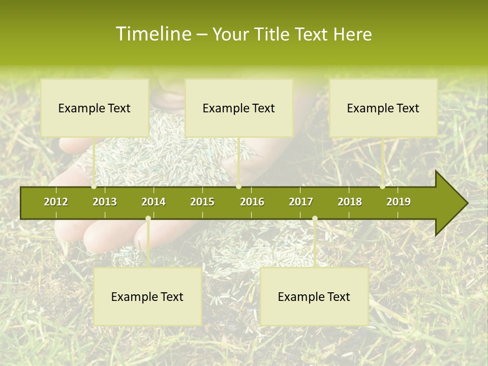 Maintenance Hand Seeding PowerPoint Template