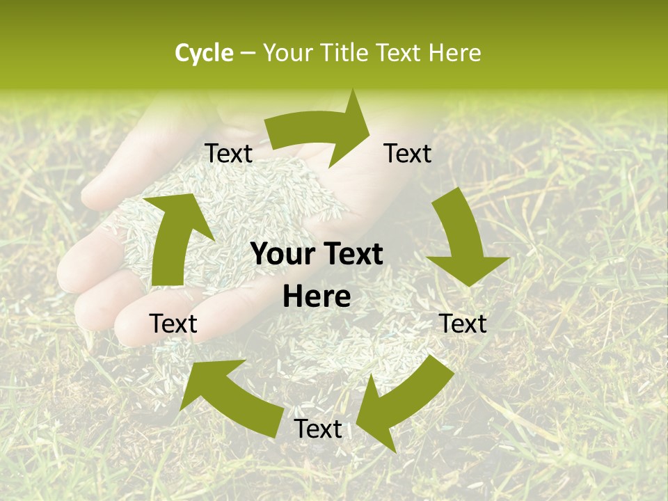 Maintenance Hand Seeding PowerPoint Template