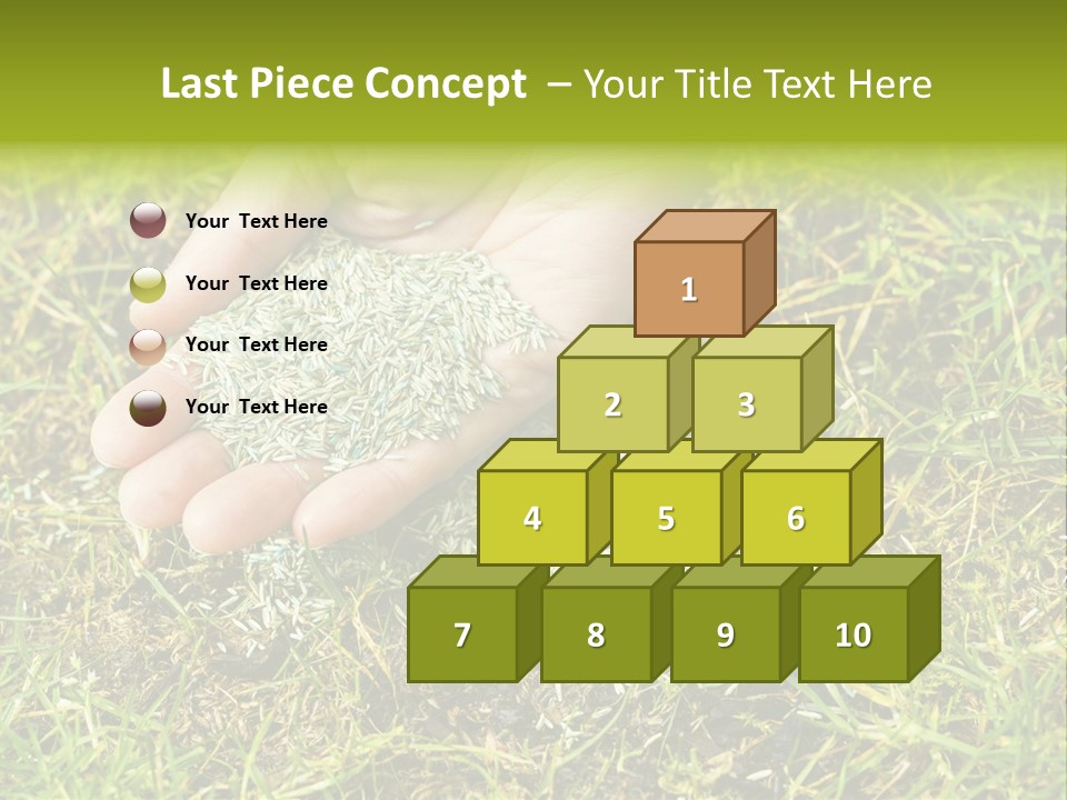Maintenance Hand Seeding PowerPoint Template