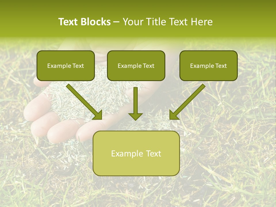 Maintenance Hand Seeding PowerPoint Template