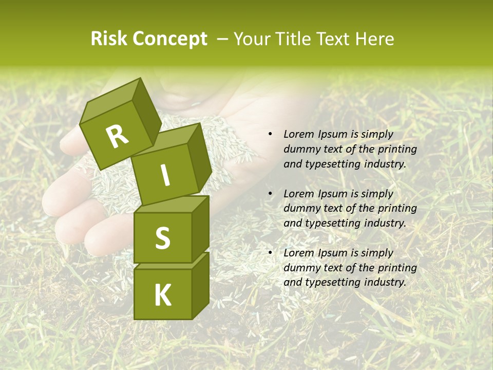 Maintenance Hand Seeding PowerPoint Template