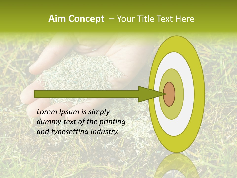Maintenance Hand Seeding PowerPoint Template