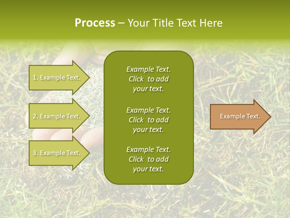 Maintenance Hand Seeding PowerPoint Template