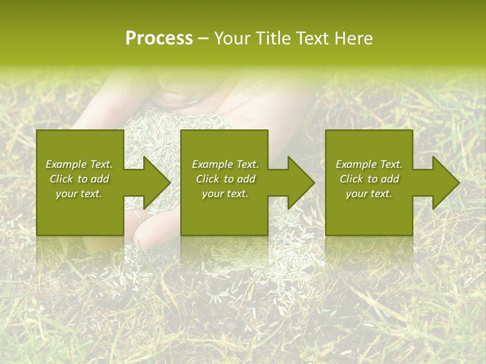 Maintenance Hand Seeding PowerPoint Template