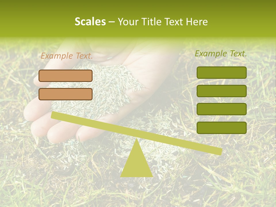 Maintenance Hand Seeding PowerPoint Template