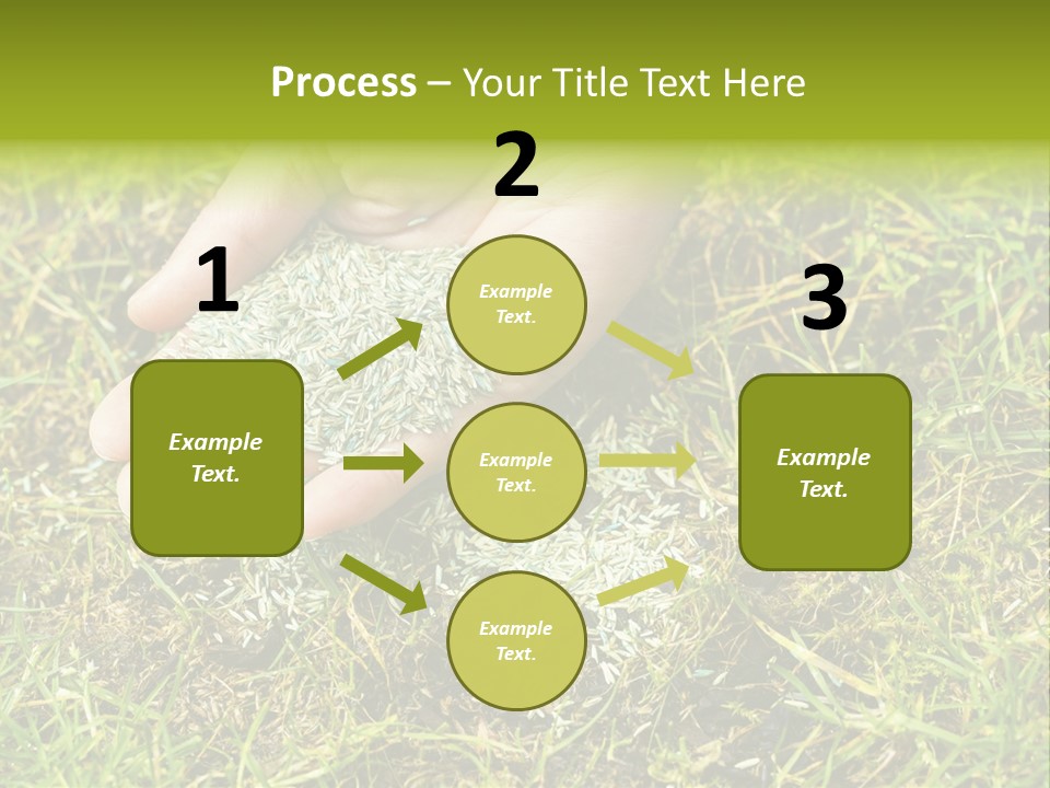 Maintenance Hand Seeding PowerPoint Template