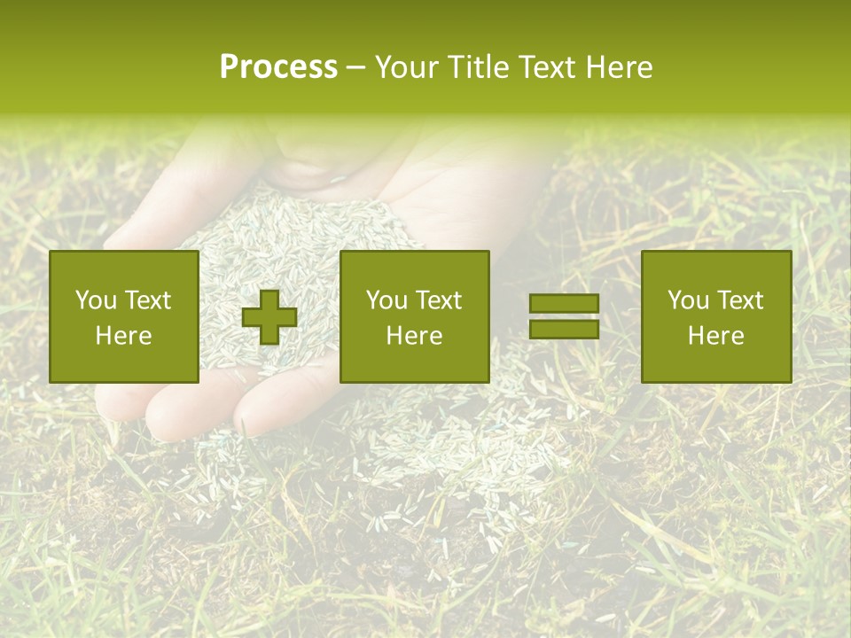 Maintenance Hand Seeding PowerPoint Template