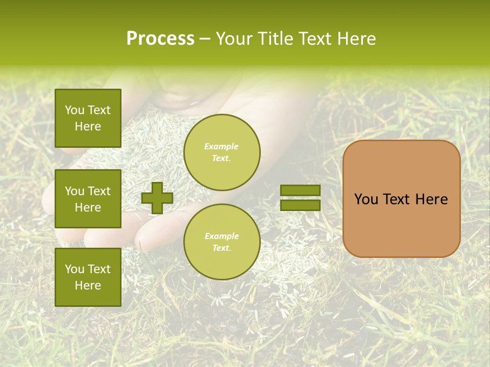Maintenance Hand Seeding PowerPoint Template