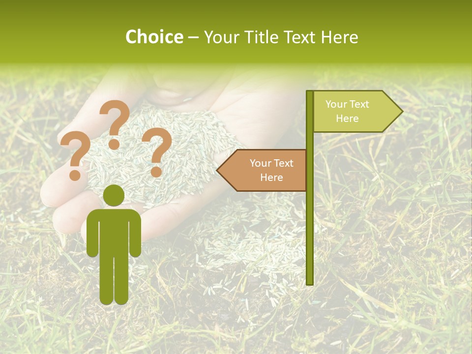 Maintenance Hand Seeding PowerPoint Template