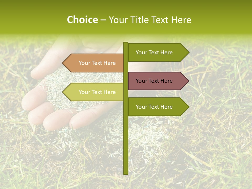 Maintenance Hand Seeding PowerPoint Template